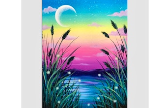 Paint Nite: Candy Skies and Fireflies